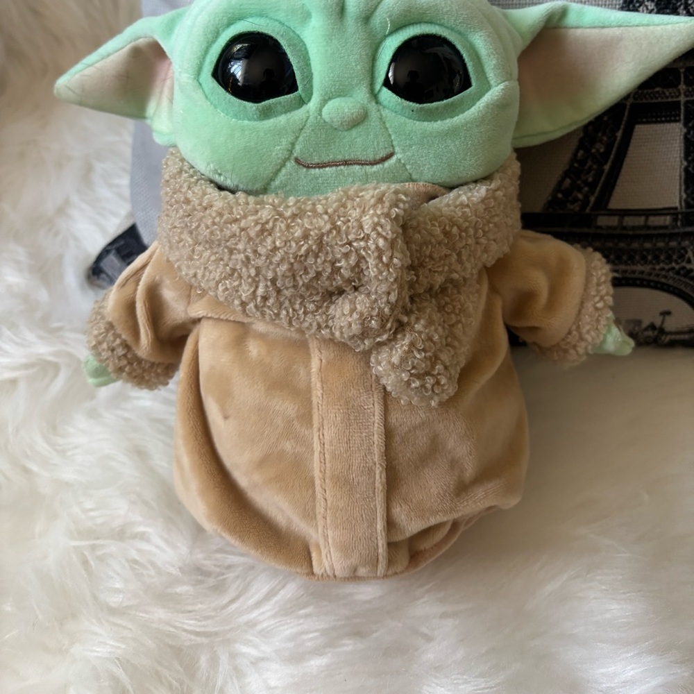 Adorable Green and Tan Plush Toy